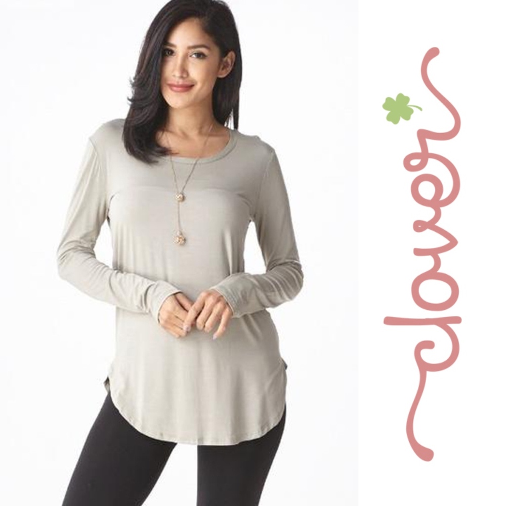 Bais Modal Long Sleeve Top